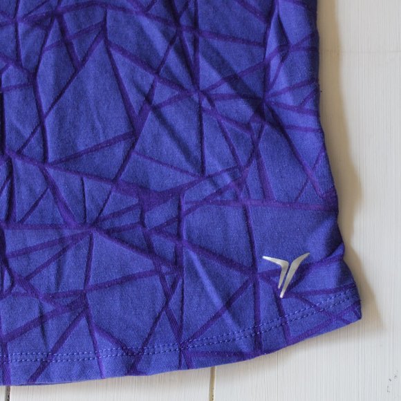 Kids Purple Braided Racer Back Running Tank, Size L (10-12) - Picture 3 of 6